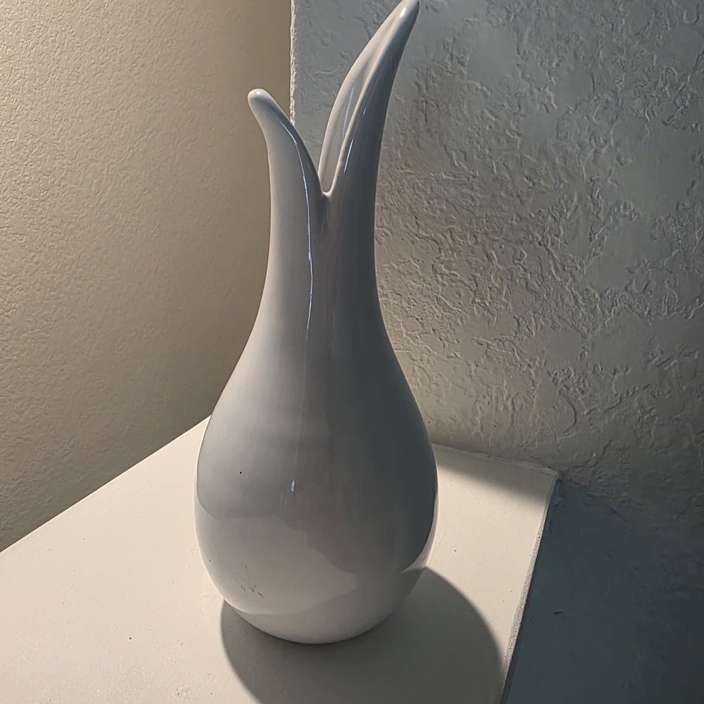 White Ceramic Vases Modern Minimalist Accents